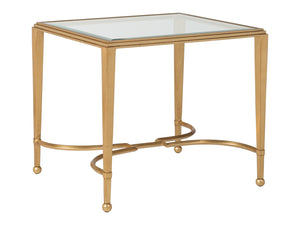 Metal Designs Sangiovese Rectangular End Table