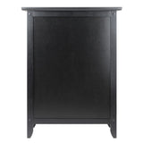 Winsome Wood Henry Accent Table, Nightstand, Black 20115-WINSOMEWOOD