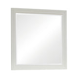 Sandy Beach Cottage Rectangular Mirror Buttermilk