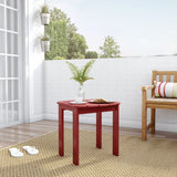 Red Adirondack End Table