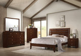 Serenity Casual Panel Bed Rich Merlot