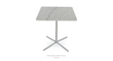 Diana Dining Table Set: Diana Dining White Marble