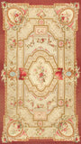 Pasargad Antique Abusson Collection L. Green Lamb's Wool Area Rug 020294-PASARGAD