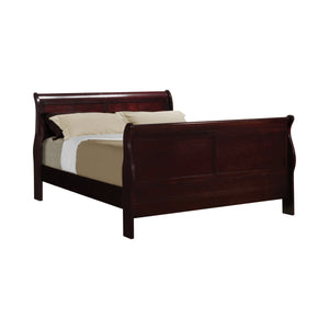 Santee Louis Philippe Traditional Sleigh Panel Bed