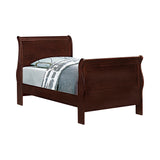 Santee Louis Philippe Traditional Sleigh Panel Bed