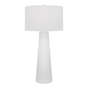 Obelisk 36'' High 1-Light Table Lamp - White