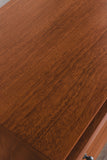 Alpine Furniture Flynn Large Nightstand, Acorn 966-22 Acorn Mahogany Solids & Okoume Veneer 28 x 15 x 26