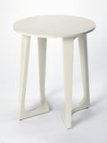 Devin White Accent Table