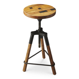 Butler Specialty Hinton Reclaimed Wood Revolving Bar Stool 2048025