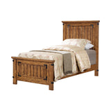 Brenner Country Rustic Panel Bed Rustic Honey