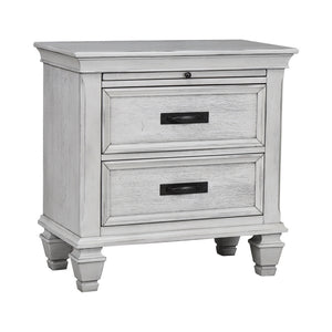 Franco French Country 2-drawer Nightstand Antique White