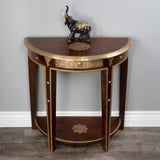 Butler Specialty Ranthore Brass Demilune Console Table 2054290