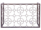 Metal Designs Honeycomb Rectangular Cocktail Table
