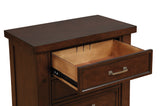 Barstow Traditional 3-drawer Rectangular Nightstand Pinot Noir