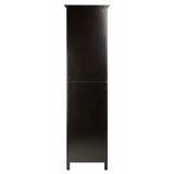 Winsome Wood Burgundy Wine Display Tower, Black 20667-WINSOMEWOOD