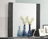 Blacktoft Contemporary Rectangle Dresser Mirror Black