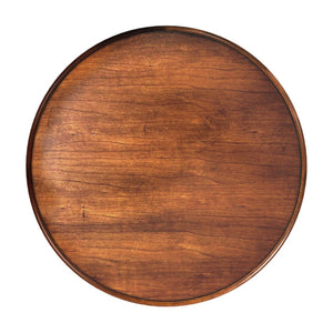 Butler Specialty Jules 1-Drawer Round End Table XRT Antique Cherry Wood solids, wood products, cherry veneers 2096011-BUTLER