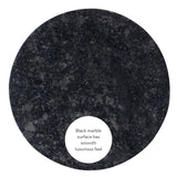 Rian Spiral Drink Table Black Granite