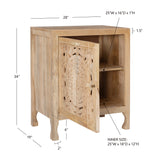 Haven 2 Door Cabinet Natural