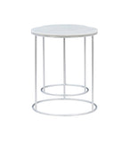 Fonner Nesting Tables White Marble