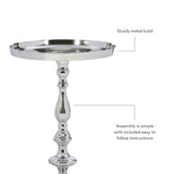 Keagan Side Table Silver