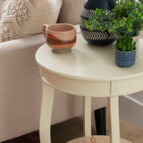 Aura Side Table Off White