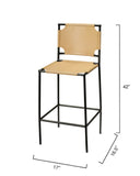 Jamie Young Co. Asher Bar Stool 20ASHE-BSCA