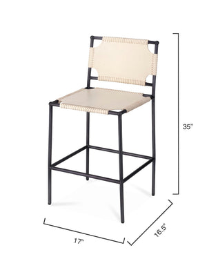 Jamie Young Co. Asher Counter Stool 20ASHE-CSOW