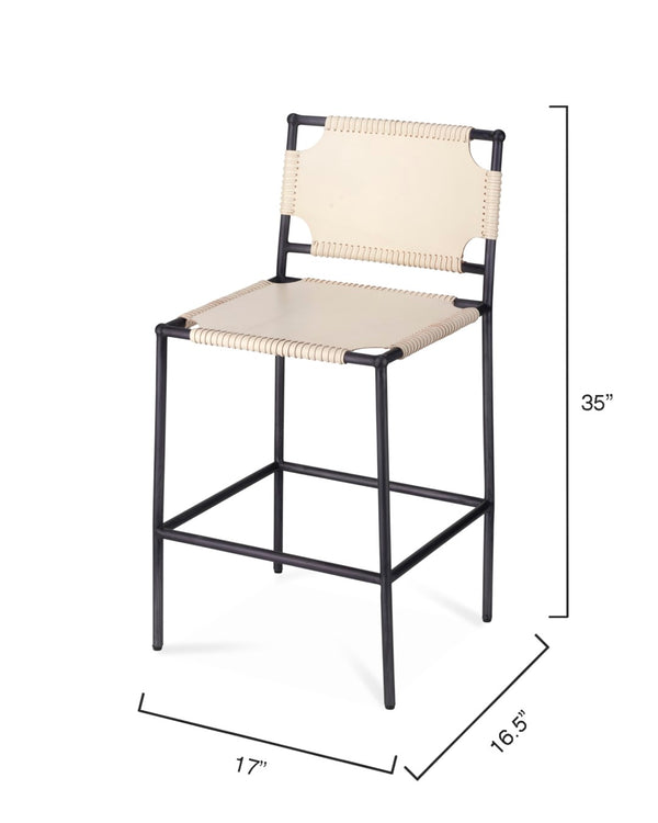 Jamie Young Co. Asher Counter Stool 20ASHE-CSOW