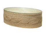 Jamie Young Co. Barbados Oval Coffee Table 20BARB-CTOW