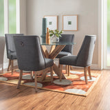 Adler Dining Chair Natural Grey  Set Of Two 