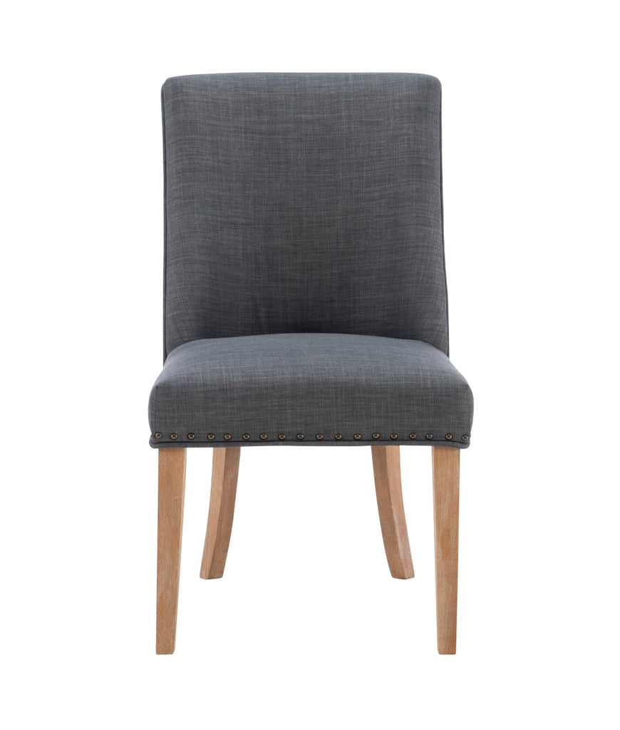 Adler Dining Chair Natural Grey  Set Of Two 