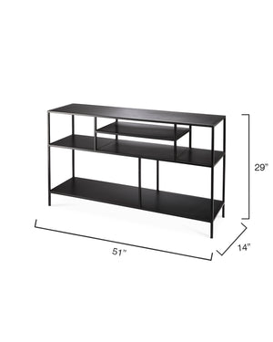 Jamie Young Co. Element Shelved Console Table 20ELEM-COBK