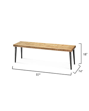 Jamie Young Co. Farmhouse Bench 20FARM-BENA