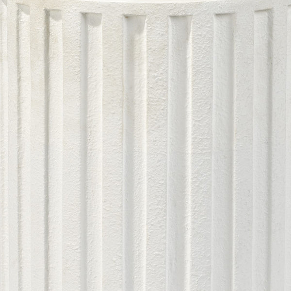 Jamie Young Co. Fluted Column Side Table 20FLUT-STWH