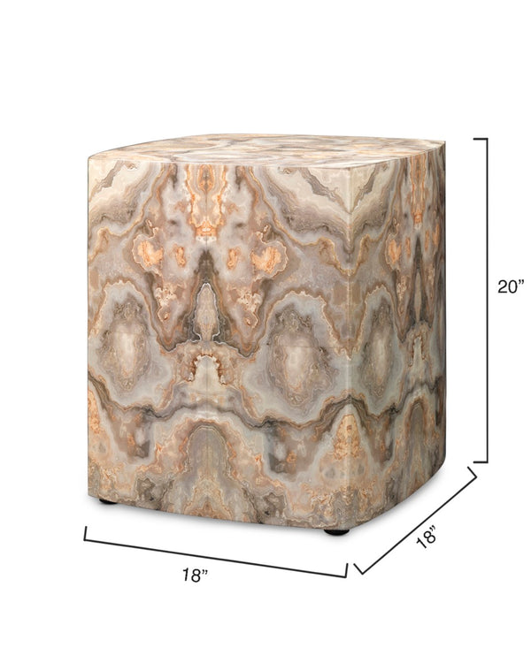 Jamie Young Co. Ink Blot Curved Side Table 20INK-STGR