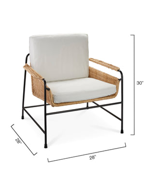 Jamie Young Co. Palermo Lounge Chair 20PALE-CHNA