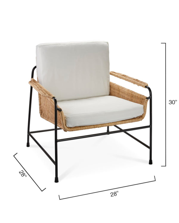 Jamie Young Co. Palermo Lounge Chair 20PALE-CHNA