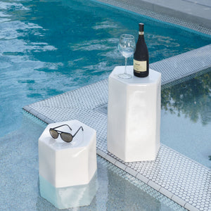 Jamie Young Co. Porto Side Table 20PORT-LGWH