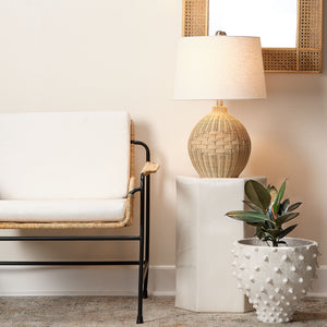 Jamie Young Co. Porto Side Table 20PORT-SMWH