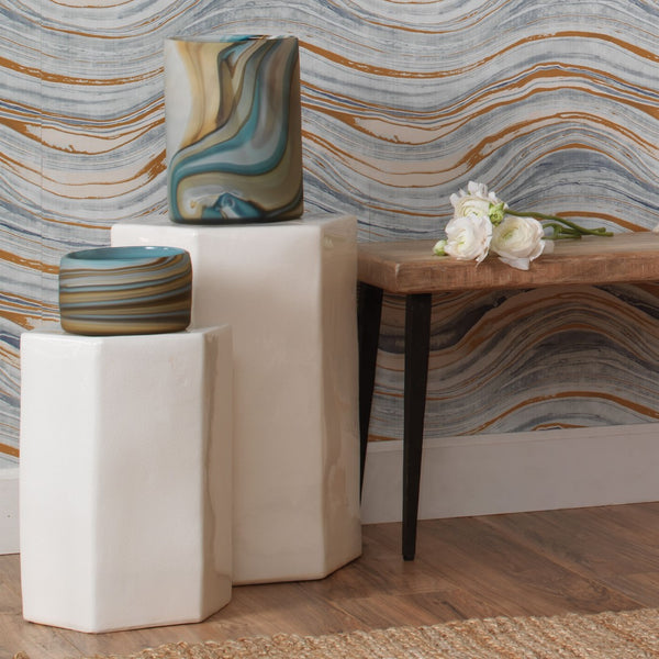 Jamie Young Co. Porto Side Table 20PORT-SMWH