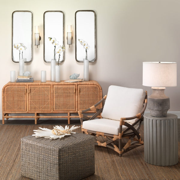 Jamie Young Co. Ottoman 20RATT-LGGR