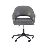 Sabine Office Chair Grey Pu