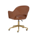 Sabine Office Chair Saddle Pu