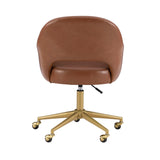 Sabine Office Chair Saddle Pu