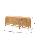 Jamie Young Co. Santa Monica Four Door Sideboard 20SANT4-SBNA