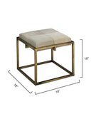 Jamie Young Co. Shelby Stool 20SHEL-STWH