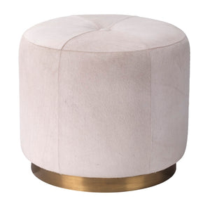Jamie Young Co. Thackeray Round Pouf 20THAC-SMWH