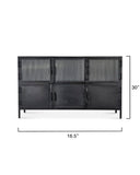 Jamie Young Co. Vitrino 6 Door Console 20VITR6-COBK