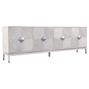 Yosemite Home Decor Blanco Accra Large Cabinet 210034-YHD